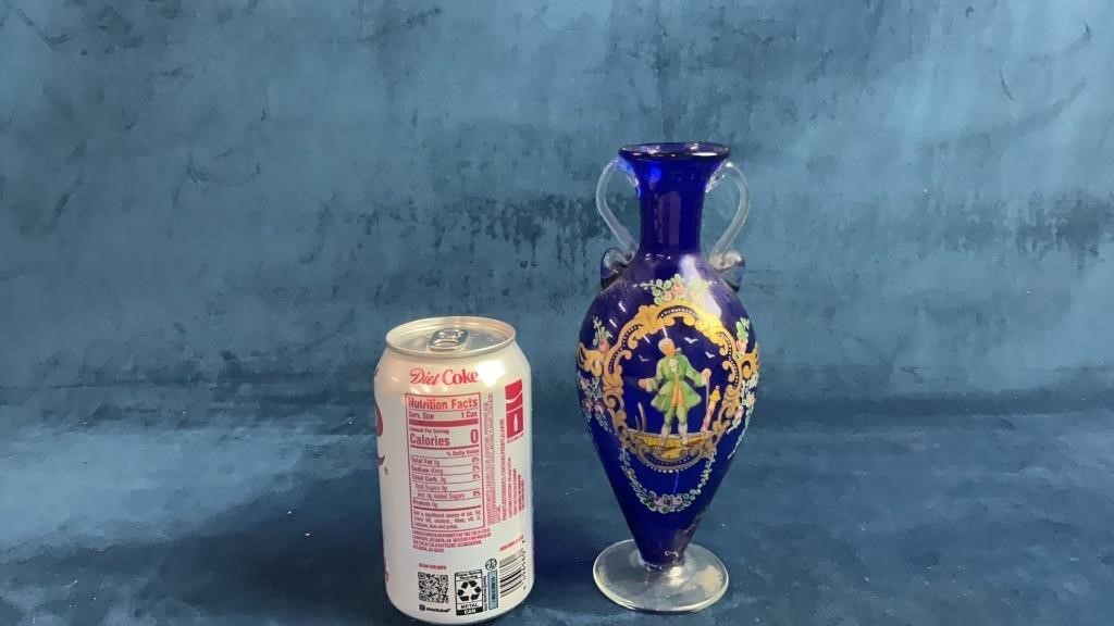 1950s Glass Bud Vase