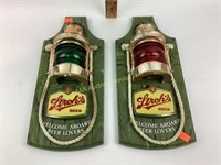 Stroh’s beer wall hanger no lights red and green,