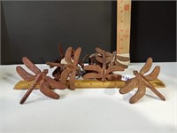 Set of 12 Metal Dragonfly Napkin Holders