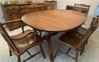 Exquisite Solid Wood Table and Chairs