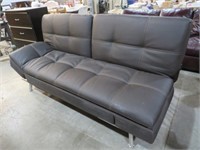 MICROFIBER FOLD DOWN FUTON SOFA