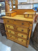 ANTIQUE SCOTTISH COTTAGE CHEST OF DRAWERS