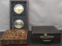 Jewelry Box, Keepsake Box, Thermometer
