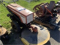 GRAVELY WALK BEHIND CUTTER WITH ATTACHMENTS