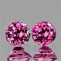 Natural Burma Pink Spinel Pair {Flawless-VVS1}