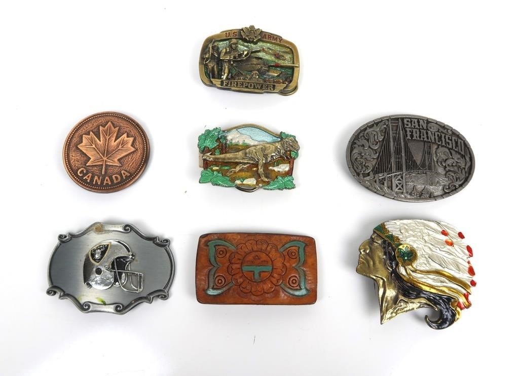 VINTAGE BELT BUCKLES