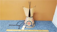 Schmidt Beer Store Display Tipi Lamp--Rare & Neat!