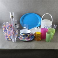 Picnic Ware Collection w/ Tervis Cups & Ice Bucket