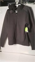 Men's medium grey Tech fleece front zip hoodie