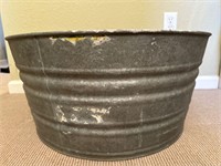 NO 3 galvanized wash tub