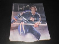 Vintage Wayne Gretzky Unfilled Pillow NOS