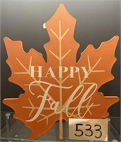 Happy fall decor stand up sign