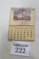 Vintage Manito IL Calander