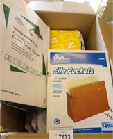 File Pockets, Copy Paper & More