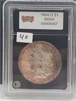 1884-O Morgan Silver Dollar