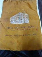 First National Bank Bank Bag