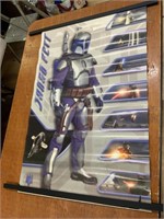 Star Wars Jango Fett Movie Poster 33x22 1/2