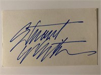 Stuart Whitman signature cut