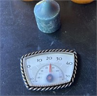 Candle and Temperature Gauge