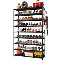 Kitsure 9-Tier Tall Shoe Rack for Closet - Shoe