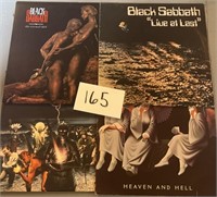 (4) Black Sabbath Records; see pics for titles