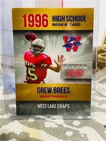 1996 Drew Brees Highschool Rookie Card