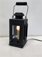 Small Metal Candle Lantern Style Lamp