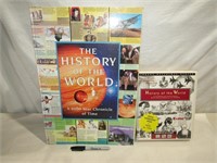 2 Books History Of The World Smaller Missing Disc