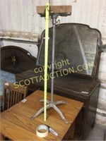 3pcs - vintage cast iron adjustable height
