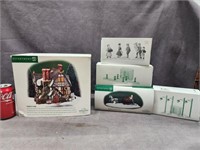 Department 56 Lodge and 4 accessories.   Look at