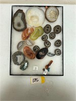 Display Tray with Minerals As Shown 12" x16"