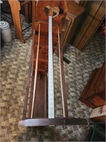 Tall wooden quilt rack  59T x 36L x 12W