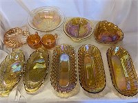 Carnival Glass Lot (11)