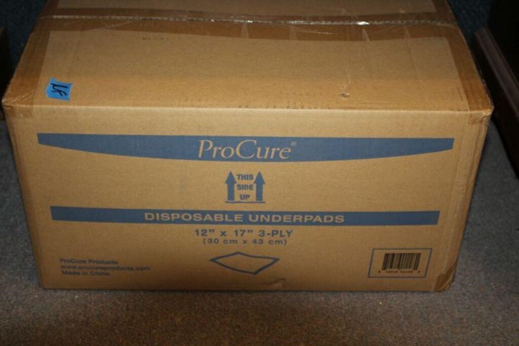 BOX OF 500 DISP. UNDERPADS AKA PUPPY PADS