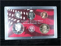 2001 Silver Proof Set United States Mint