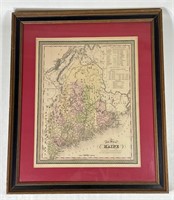 1840's Maine Topographical Map
