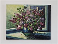 A. Rakosi Original Still Life Floral Painting