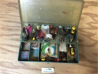 Case of Old Fishing Lures - Trout Flies