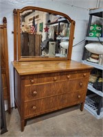 Antique Buffet or Dresser w Mirror 48 x 35" h