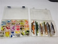 2 Plano tackle boxes with bait