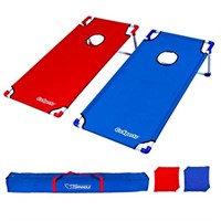 GoSports Portable PVC Framed Cornhole Toss Game