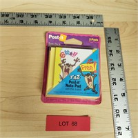 Vintage Taz Post it Notes