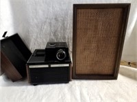 Vintage bell and Howell slide cube and Philip