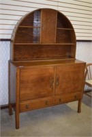 Antique Sideboard w/ Unusual Arched Top