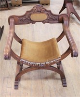 Vintage fireside chair