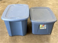 2-15gal Storage Containers