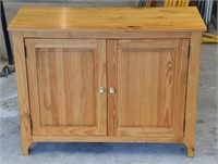 Country double door cupboard with raised