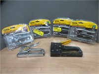 5 STANLEY LIGHT & HEAVY DUTY STAPLE GUNS