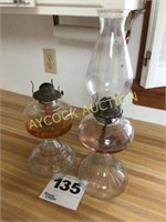 Antique oil lanterns