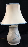 BELEEK LILY OF THE VALLEY LAMP SIGNED